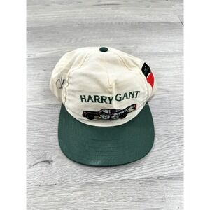 Vintage Harry Gant Hat Cap Adjustable Green USA Made Nascar Signed #33 90s
